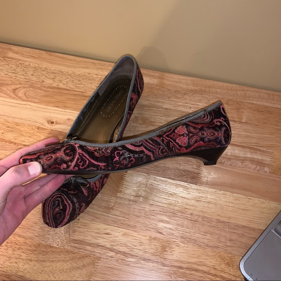 Nine west Brown and Pink Flats Size 8.5 - Picture 7 of 7